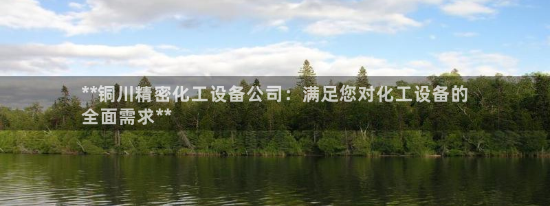 天辰平台q548-810：**铜川精密化工设备公司